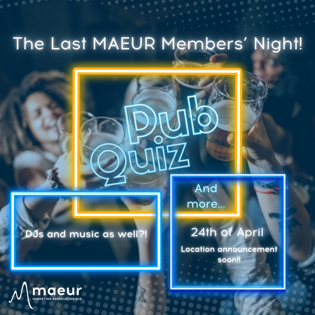 Members Night #3 - MAEUR’s Club-Pub Quiz + Dancing Night 